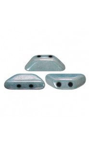 Les perles par Puca® Tinos beads Opaque Blue Ceramic Look 03000/14464